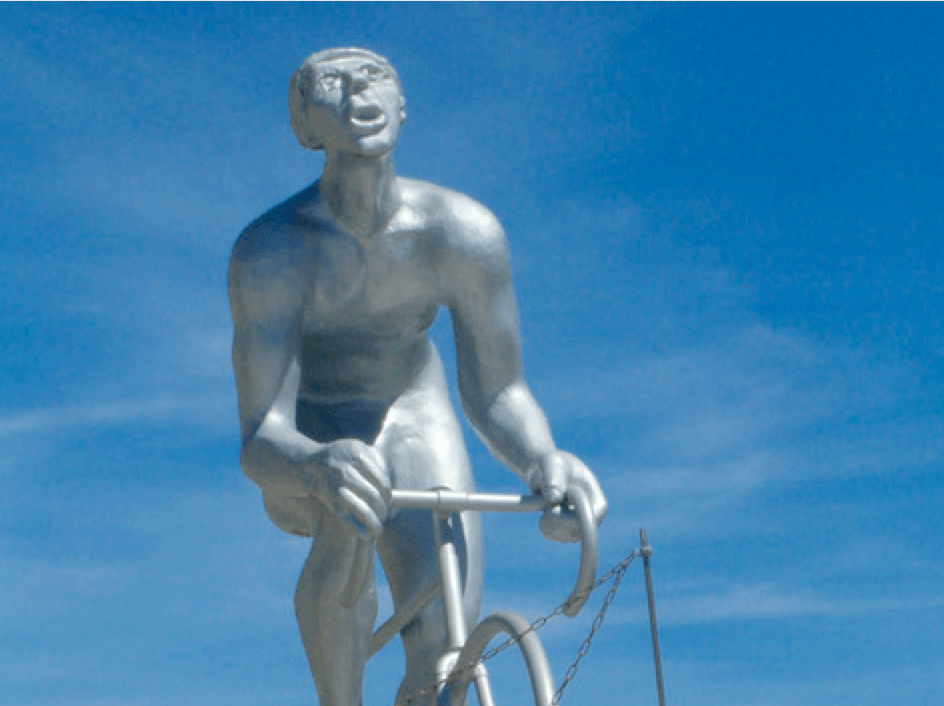 Montée du Géant avec la foule des cyclotouristes PresseLib