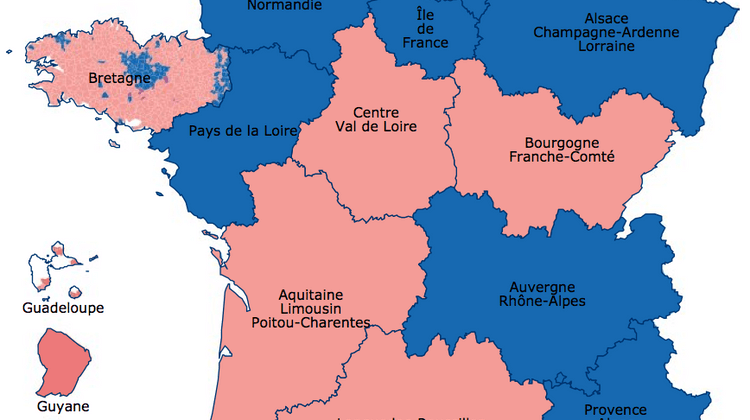 REGIONALES :CARTE