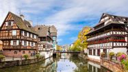 La petite france alsace in summer , Strasbourg France