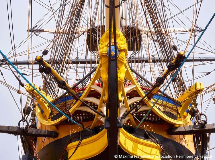 CURE DE JOUVENCE - L'Hermione est toujours en chantier à Anglet