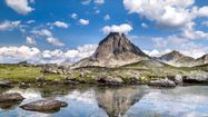 Pic d'Ossau depuis de lac d'Ayous