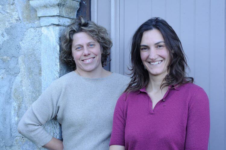 Marie et Aurélie, les deux femmes à l'origine de Grulh'co, une marque qui valorise le petit-lait des fermes en Béarn.