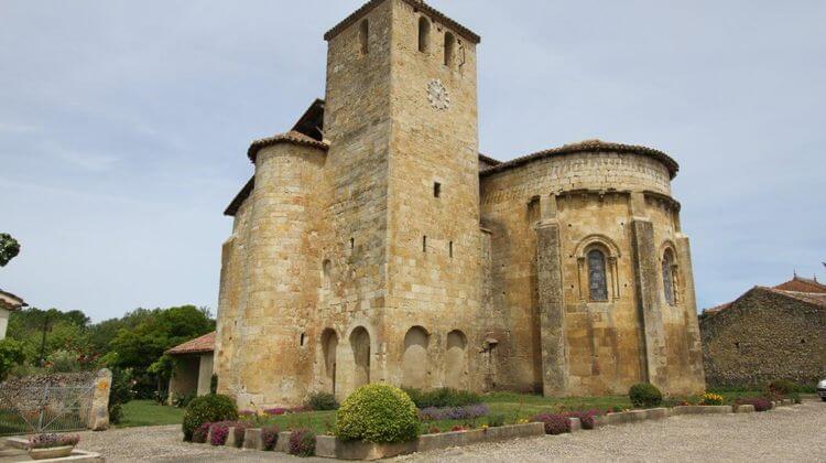 L'église de Mouchan.