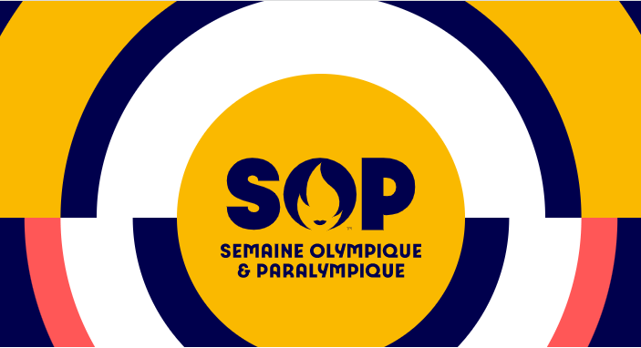 L'affiche de l'édition 2022 de la Semaine Olympique et Paralympique.