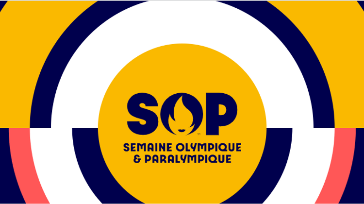 L'affiche de l'édition 2022 de la Semaine Olympique et Paralympique.