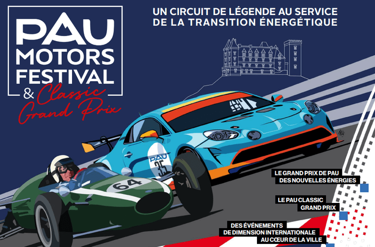 L'affiche promotionnelle du premier Pau Motors Festival.