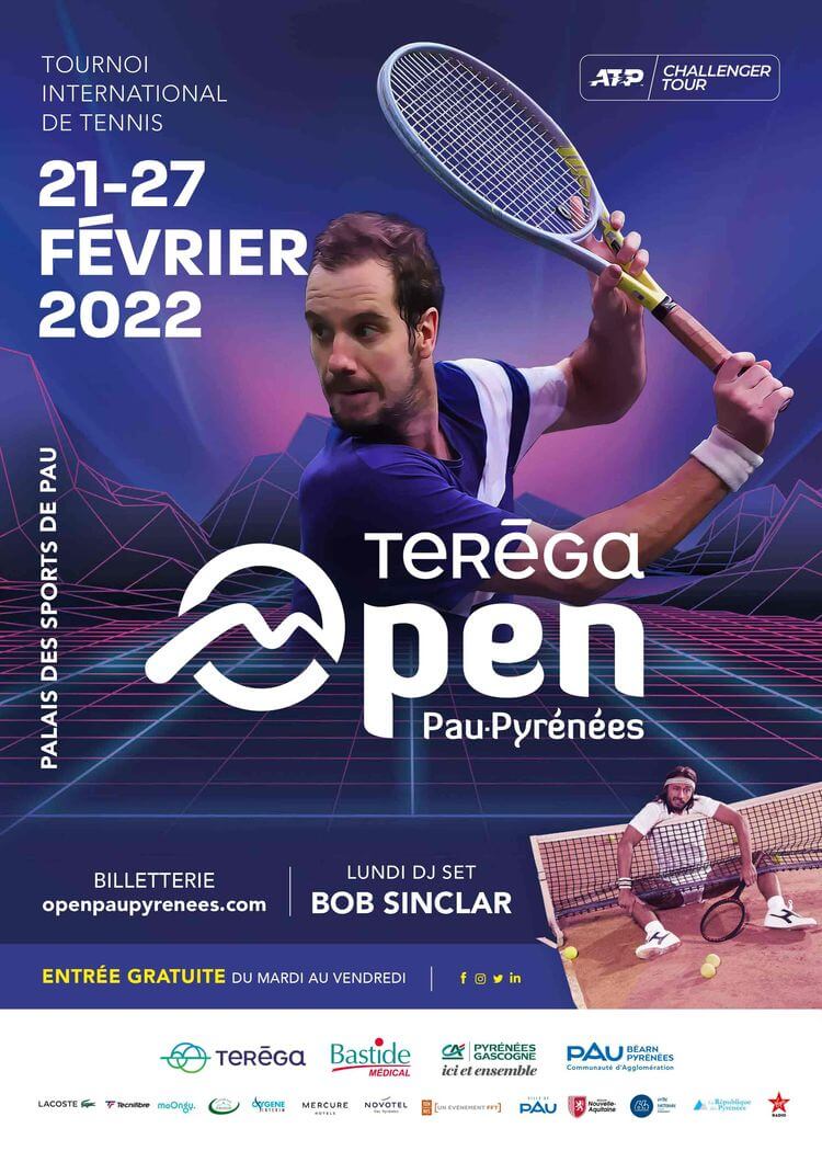 La 4e édition du Teréga Open Pau Pyrénées aura lieu du 21 au 27 février au Palais des Sports de Pau.