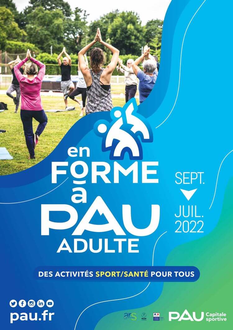 Les associations ont jusqu’au 4 mars 2022 pour déposer leurs propositions d'activité dans le cadre de  la formule estivale d' "En Forme à Pau", qui aura lieu du 4 juillet au 28 août 2022.