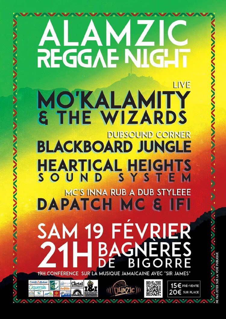 Le 19 février 2022, le cartel Bigourdan et I&I Movement sont de retour pour l’Alamzic Reggae Night.