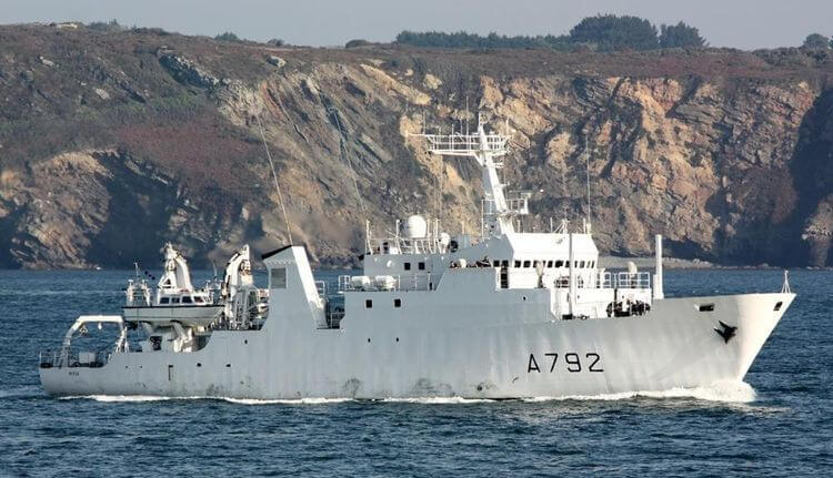 Le Borda, bateau de la Marine Nationale.