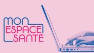 Une affiche d'illustration de Mon Espace Santé.