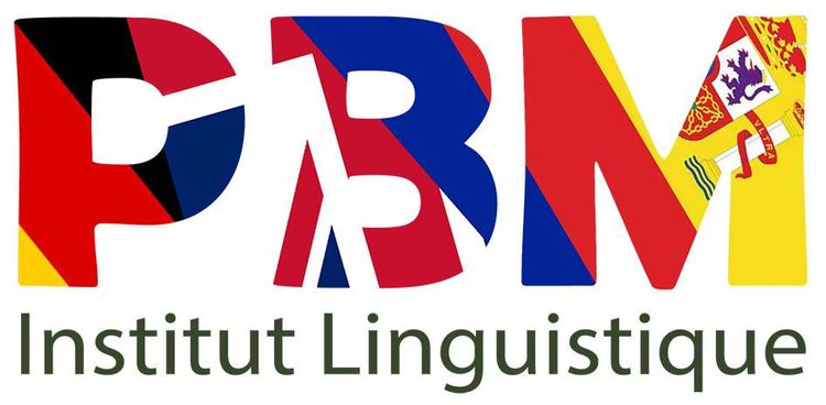 Le logo de PBM Institut Linguistique, hébergé à Saint-Geours-de-Maremne, dans les locaux de Domolandes.