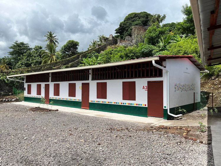 L'école construite par Human'ISA 22 aux Comores.