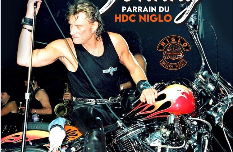 L'Affiche de la 1ère édition du festival Rock'n'Run pour Johnny, qui aura lieu du 26 au 28 mai 2022 à Tarbes.