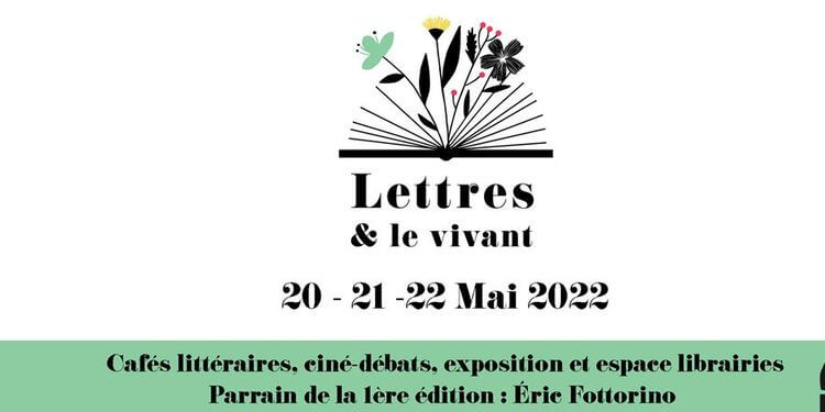 L'affiche de la première édition du festival Lettres & le Vivant de Saint-Jean-de-Luz.