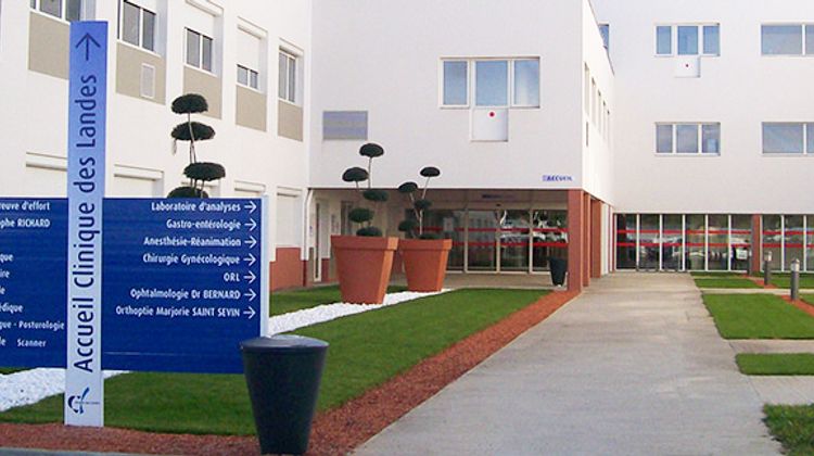 La Clinique des Landes de Mont-de-Marsan qui accueille la start-up BioSerenity.