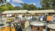 Musicalarue sur un plateau à Luxey
