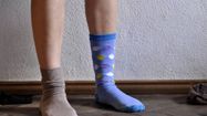 INSOLITE – une cordée de 16.000 chaussettes à Pontacq