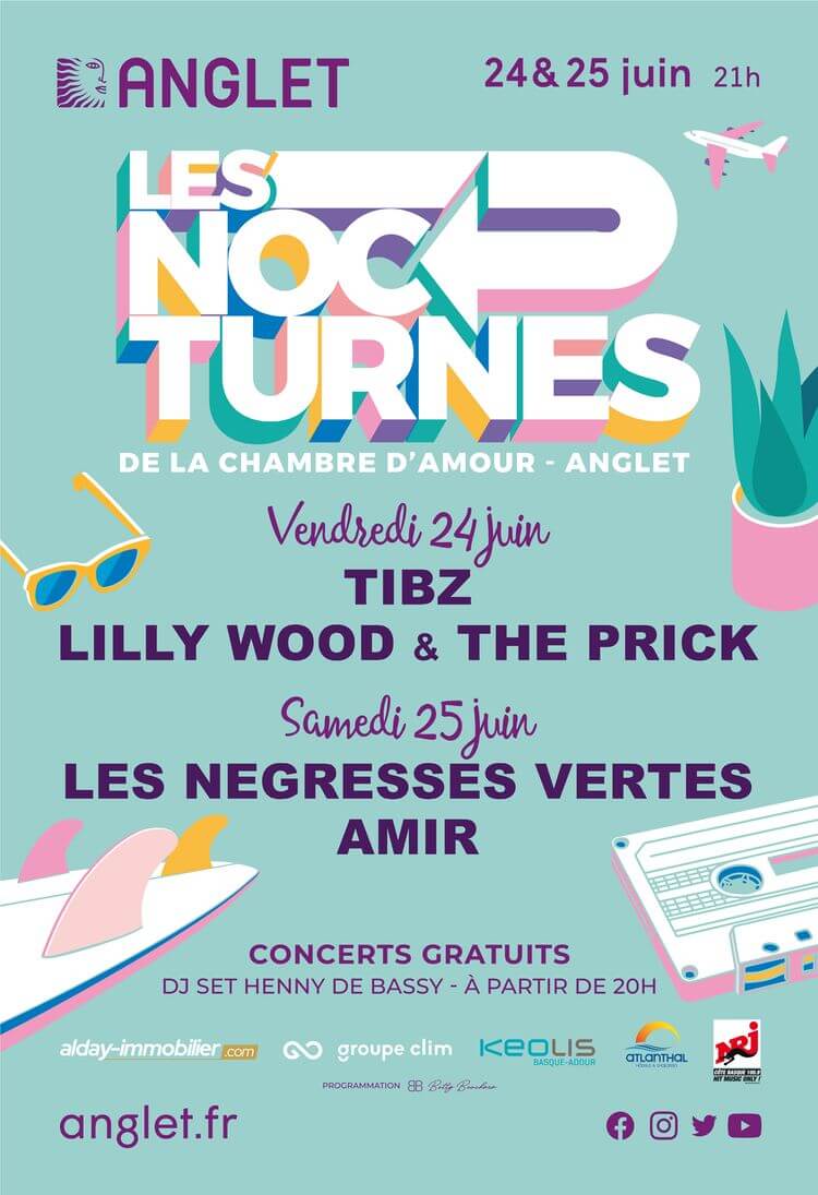 Affiche du festival "Les Nocturnes"
