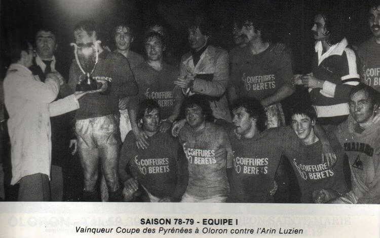 équipe de foot du FC Oloron de 1978