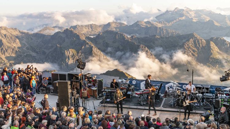 Un des concerts au Pic du Midi. Crédit photo : Pic du Midi