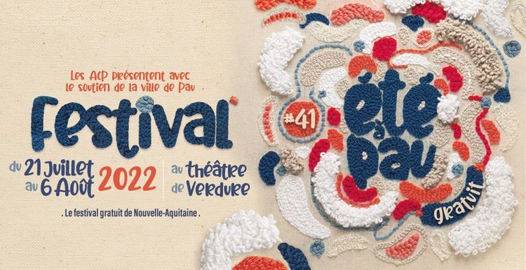 L'affiche de l'édition 2022 du festival Été à Pau.