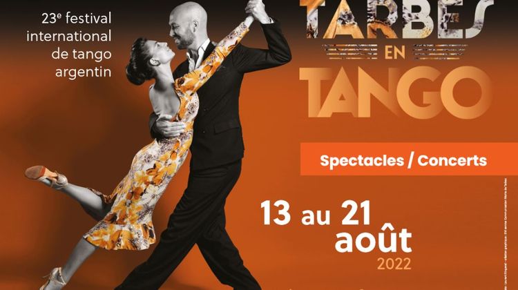 L'affiche du 23 ème festival du Tango Argentin à Tarbes