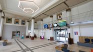 le hall voyageurs de la gare de Dax après sa rénovation. Crédit photo : Ville de Dax.