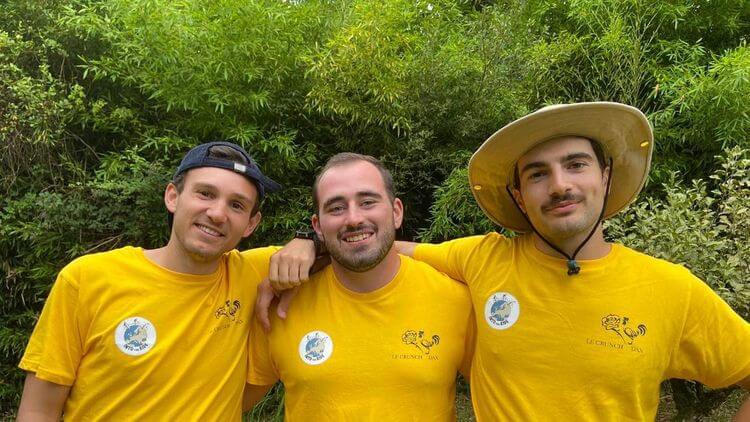 Nicolas, Damien et Anselme, les trois amis à l'origine de l'expédition Inte the Ride.