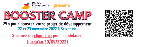 L'affiche du Booster Camp Landes 2022.