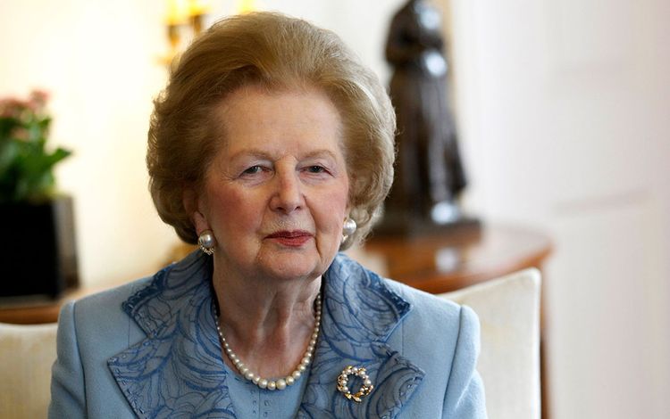 Photo de l'ancienne première ministre du Royaume Unis : Margaret Thatcher