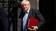 Photo de l'ex premier ministre du Royaume Unis : Boris Johnson