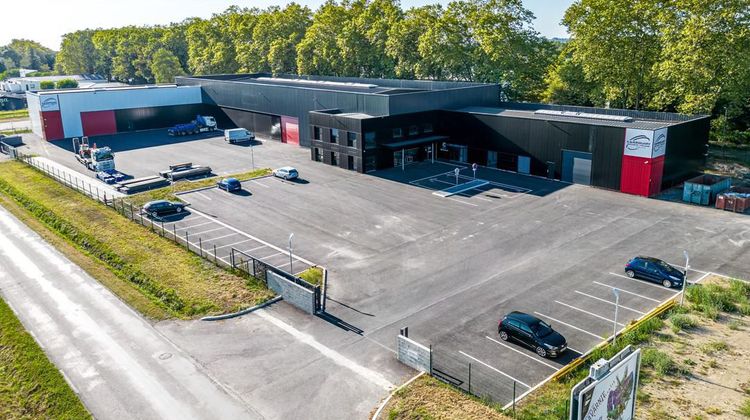 Une vue aérienne de la nouvelle usine Carriquiry à Pau.