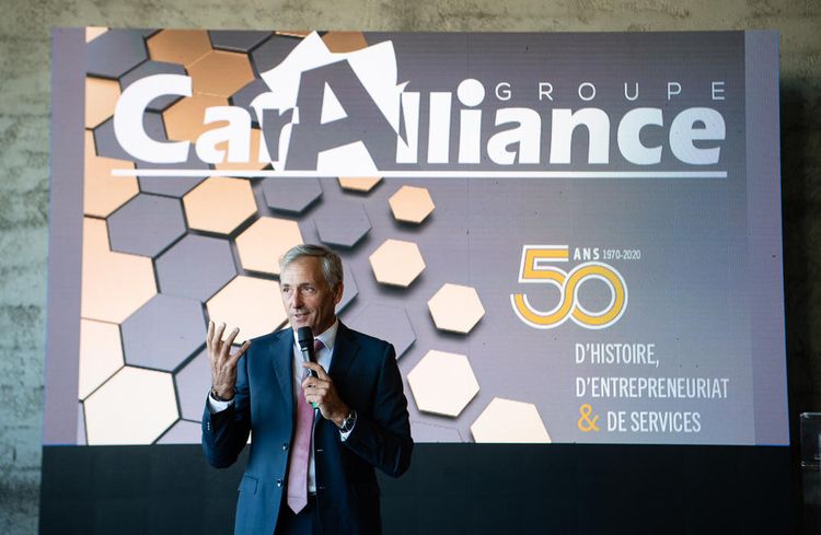 Didier Laporte lors des 50 ans de Caralliance.