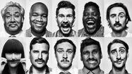 Différents hommes arborent fièrement une moustache dans le cadre d'une campagne de communication de Movember.