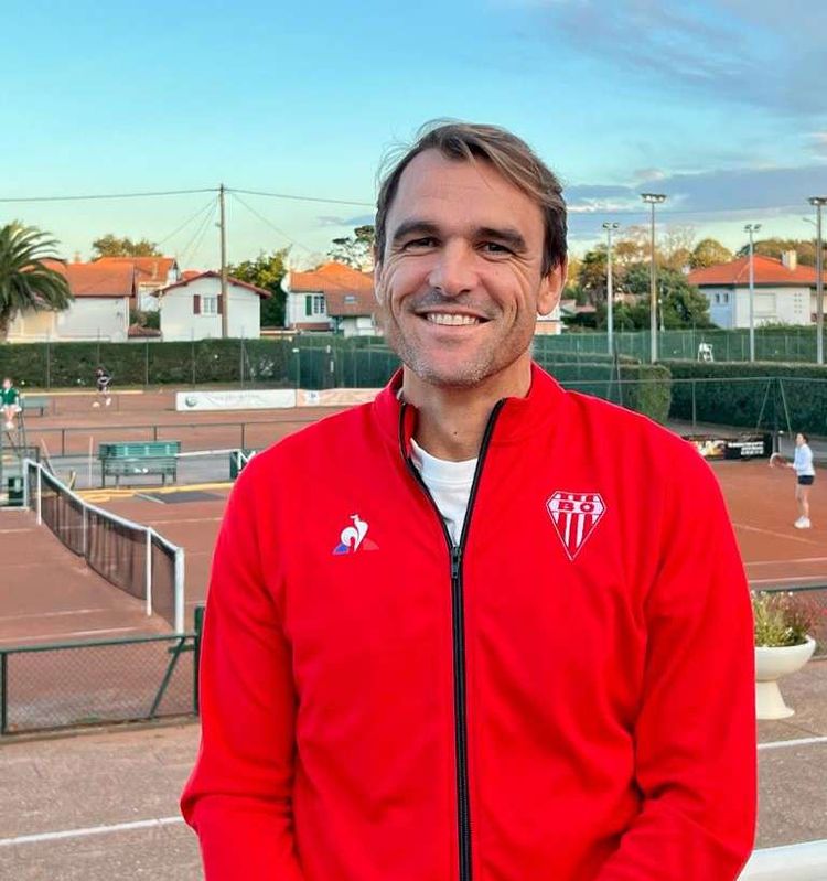 Jérôme Barrier, le nouveau président du BO tennis & Padel, à Biarritz.