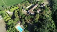 Vue aérienne du Domaine de la Brette