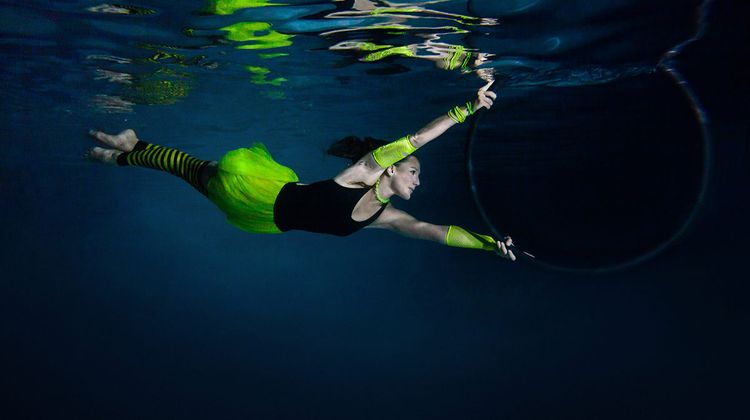 Photo de Margaux Caillier sous l'eau