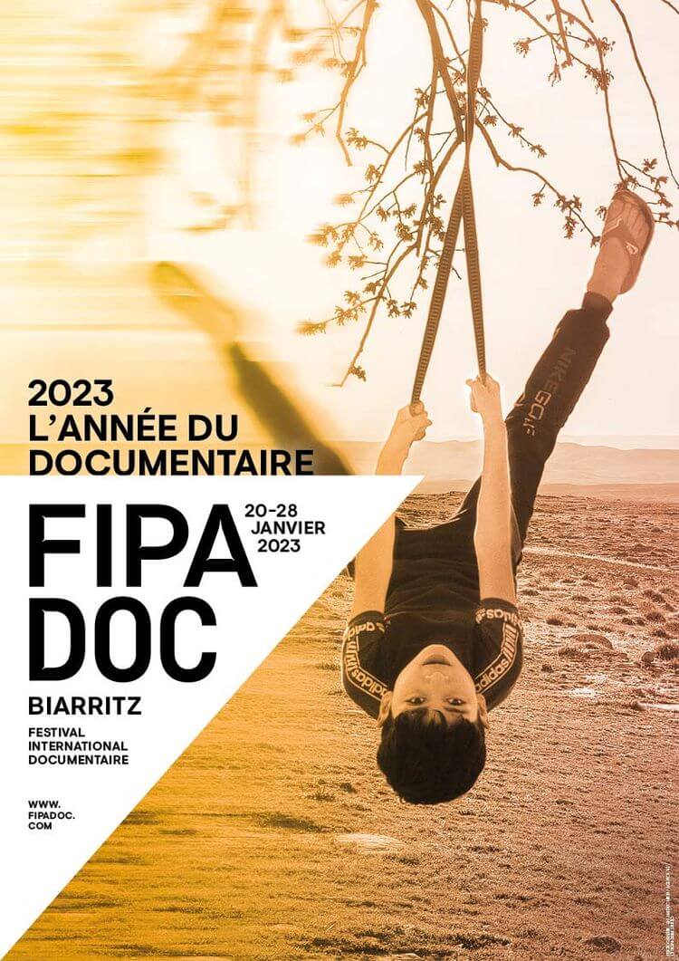 Affiche du Festival International de Programmes Audiovisuels Documentaires 2023 à Biarritz