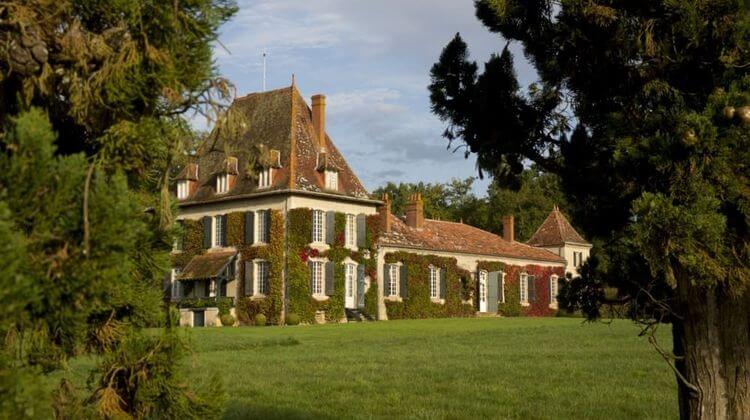 Une photo du Château de Lacquy, dans les Landes.