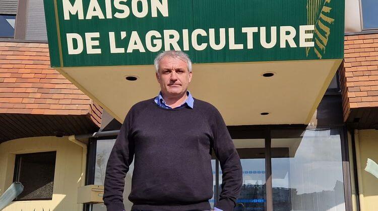 Franck Laborde, agriculteur à Préchacq-Navarrenx et nouveau président de l'Association générale des producteurs de maïs.