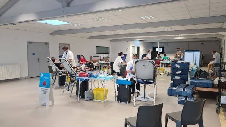Une collecte de sang à Saint-Martin-de-Seignanx.