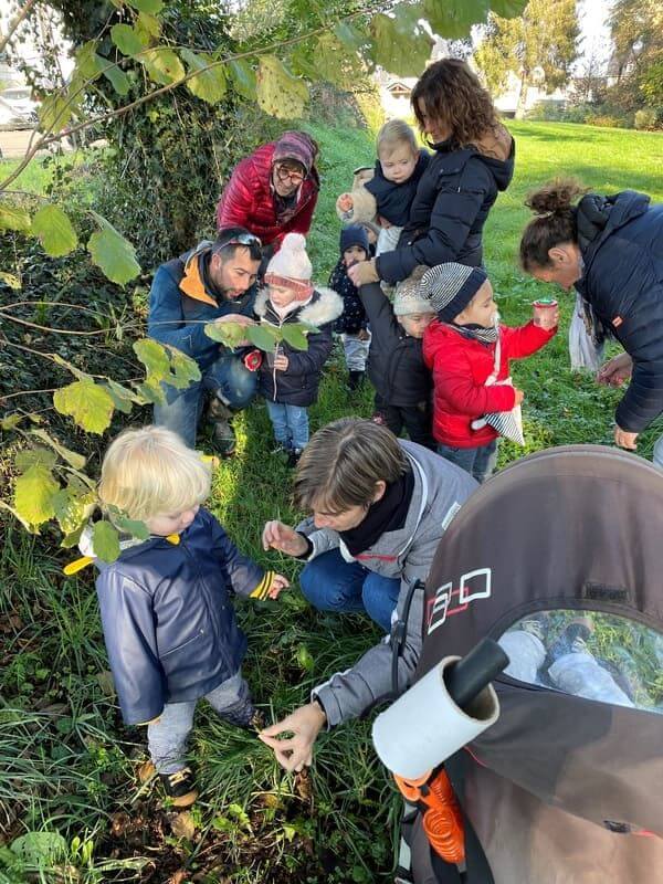 Une activité d'Eveil à la nature pour les enfants de la communauté des communes nord-est Béarn.