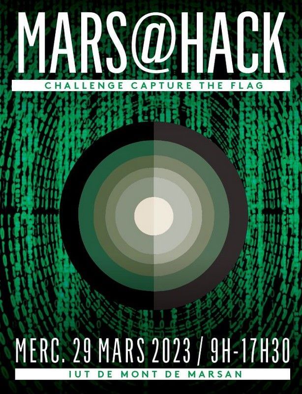 L'affiche de l'édition 2023 de Mars at Hack.