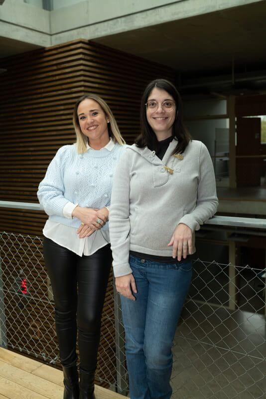 Manon Vaillant et Natacha Kinadjian Caplat, de la start-up PureNat, basée à Anglet.