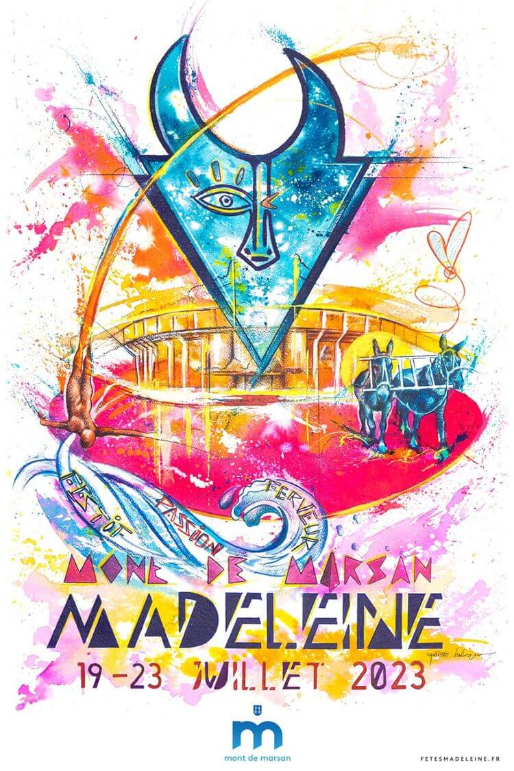 L'affiche des Fêtes de la Madeleine 2023.