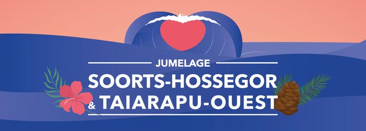 Une affiche pour immortaliser le jumelage entre Soorts-Hossegor et Taiarapu-Ouest.