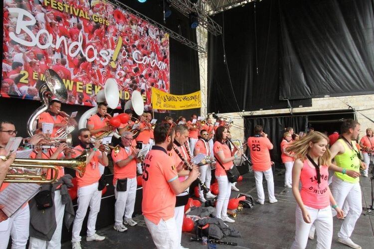 La Band'd'Heure de Belgique sur scène lors d'un précédent festival