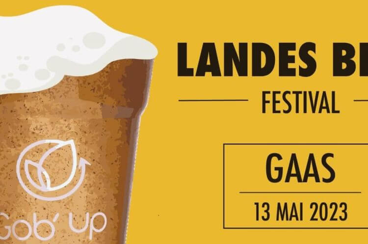 L'affiche du Landes Beer Festival, à Gaas.