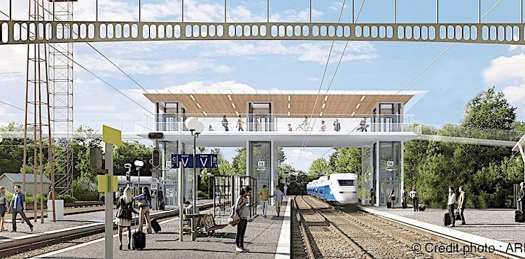 PASSERELLE – Elle va enjamber la gare de Pau et facilitera l’accès aux ...